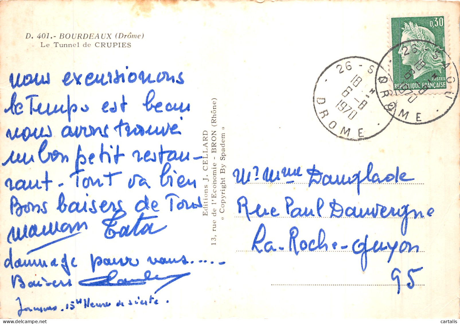 26-BOURDEAUX-N° 4423-D/0379 - Sonstige & Ohne Zuordnung