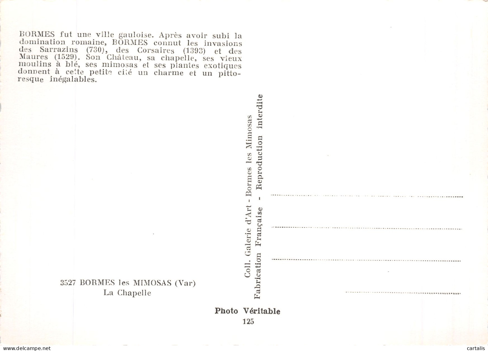 83-BORMES-N° 4423-D/0323 - Bormes-les-Mimosas