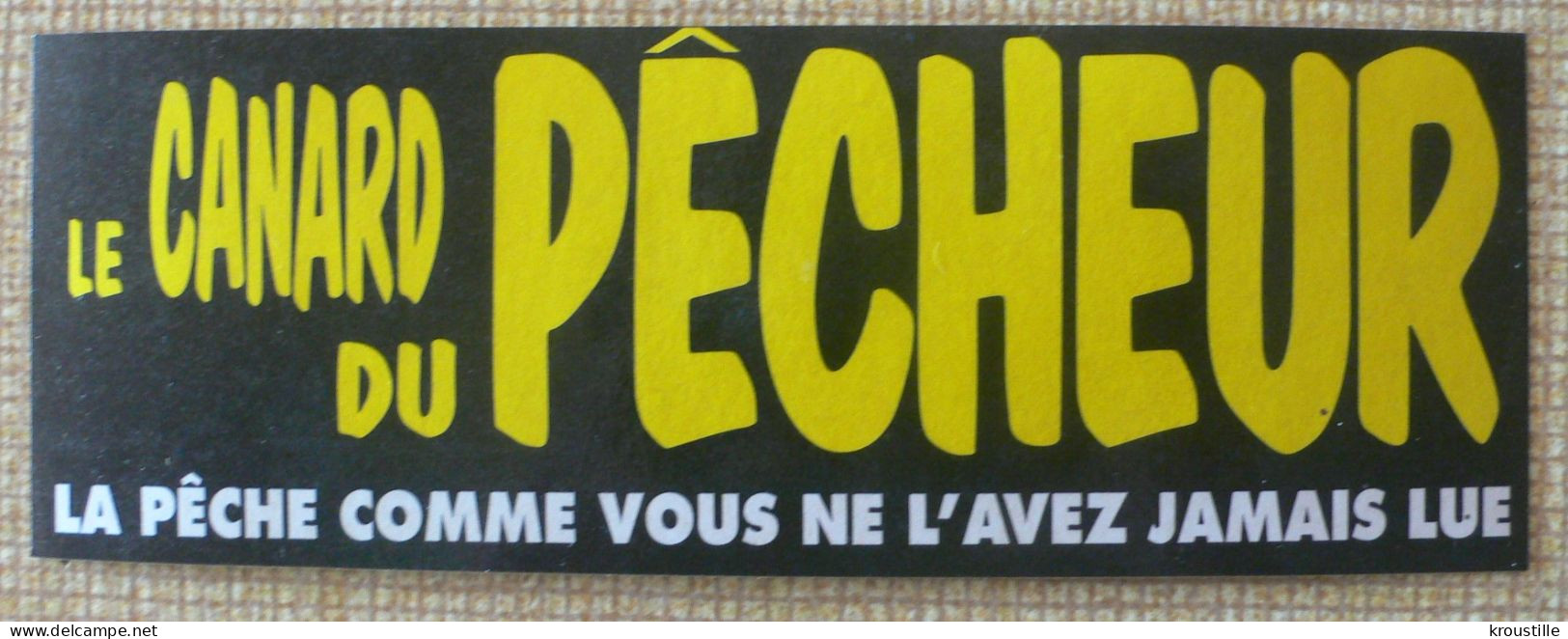 AUTOCOLLANT LE CANARD DU PECHEUR - Stickers