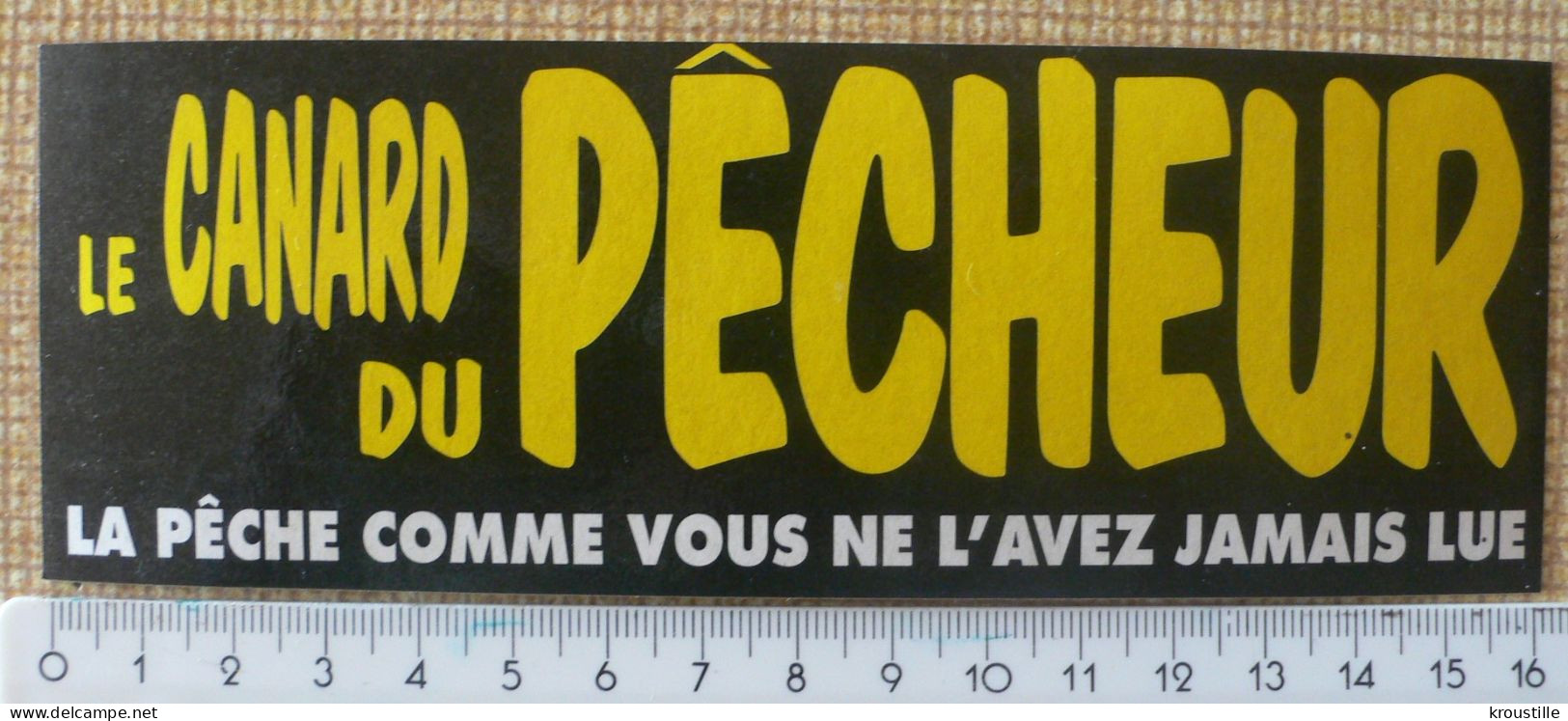 AUTOCOLLANT LE CANARD DU PECHEUR - Stickers