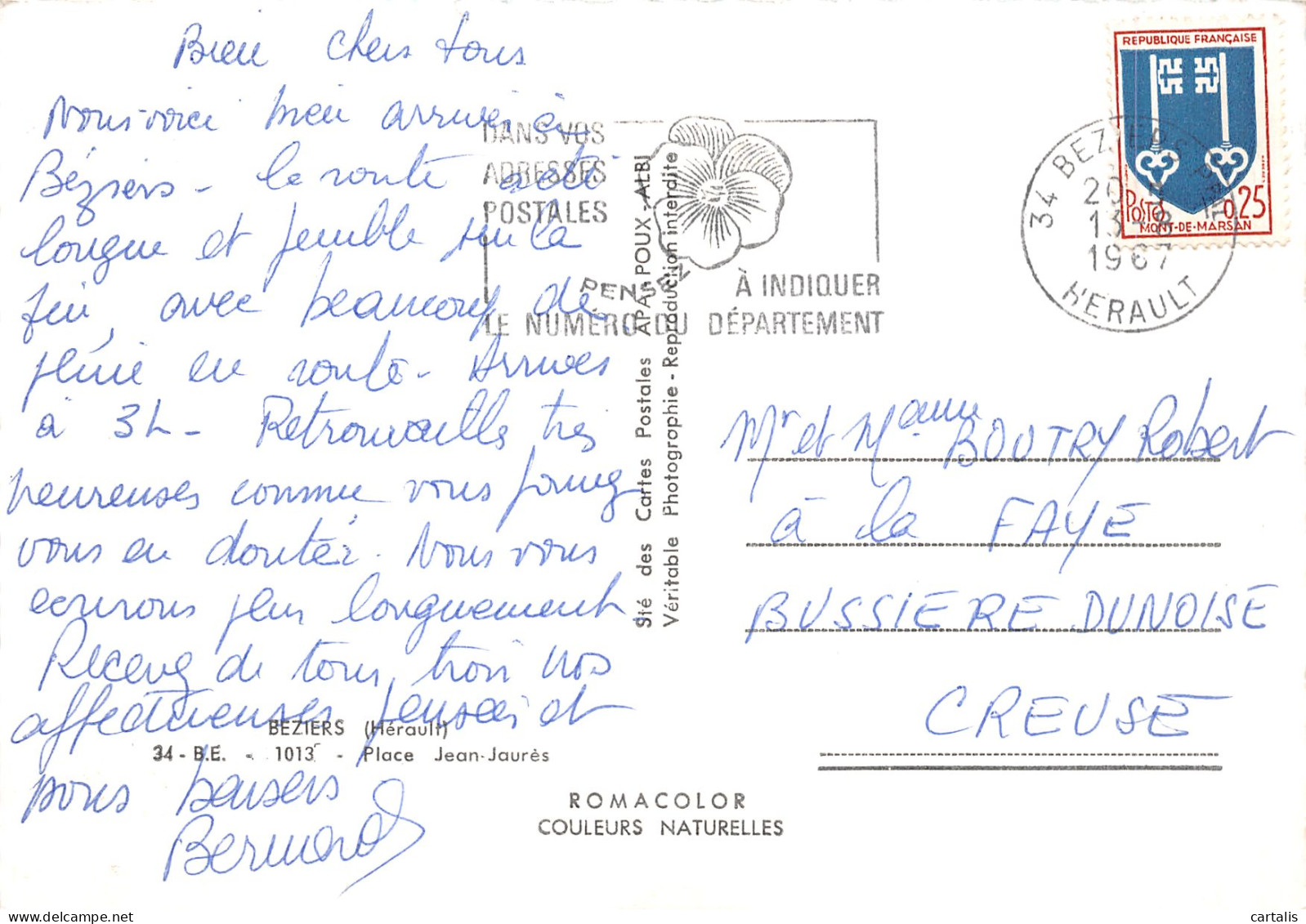 34-BEZIERES-N° 4425-A/0249 - Other & Unclassified