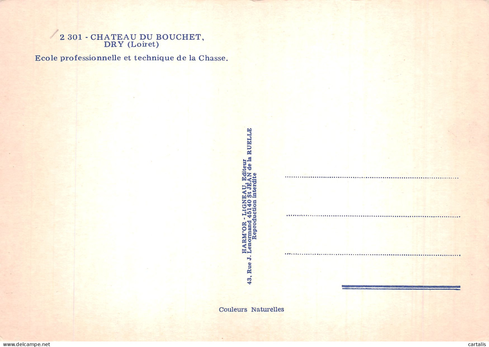 45-DRY LE CHATEAU DU BOUCHET-N° 4425-A/0215 - Autres & Non Classés