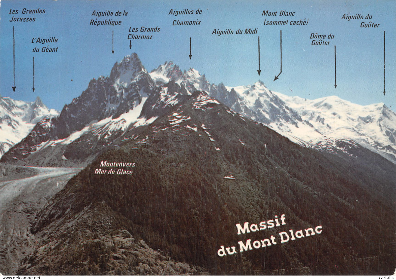 74-LE MASSIF DU MONT BLANC-N° 4425-A/0155 - Autres & Non Classés