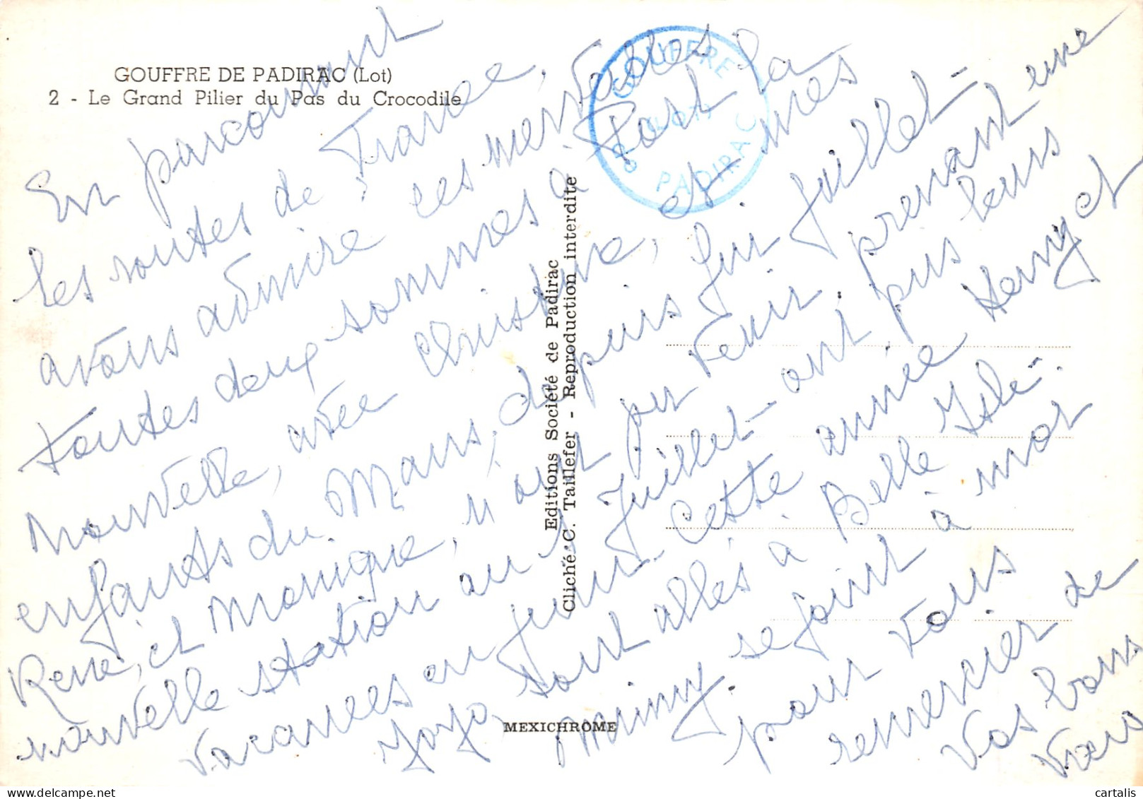 46-GOUFFRE DE PADIRAC-N° 4424-D/0321 - Sonstige & Ohne Zuordnung