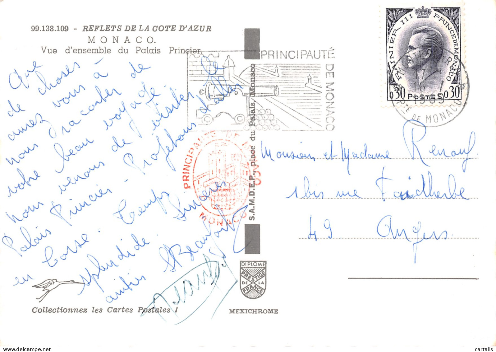 98-MONACO -N° 4424-D/0279 - Other & Unclassified