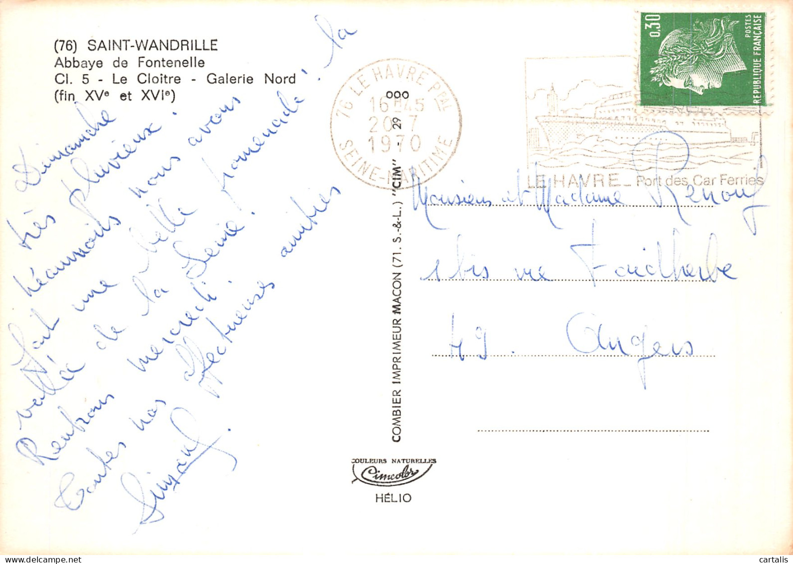 76-SAINT WANDRILLE-N° 4424-D/0267 - Other & Unclassified