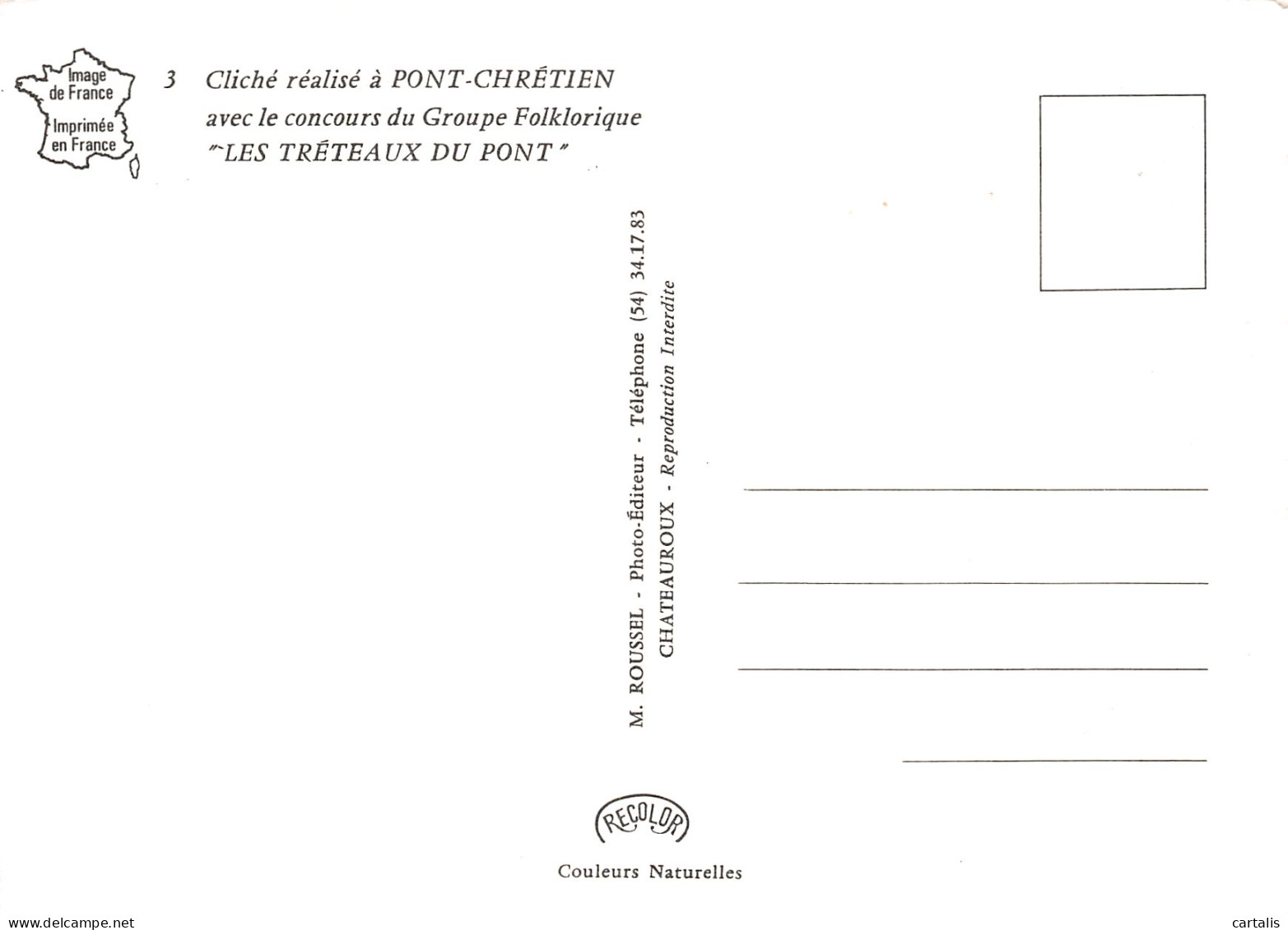 36-PONT CHRETIEN-N° 4424-D/0223 - Sonstige & Ohne Zuordnung