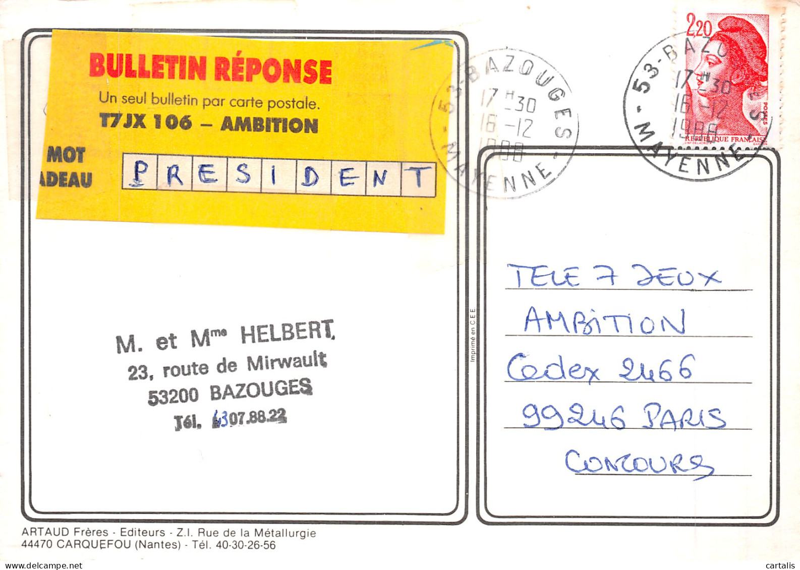 35-BAZOUGES-N° 4424-D/0131 - Other & Unclassified