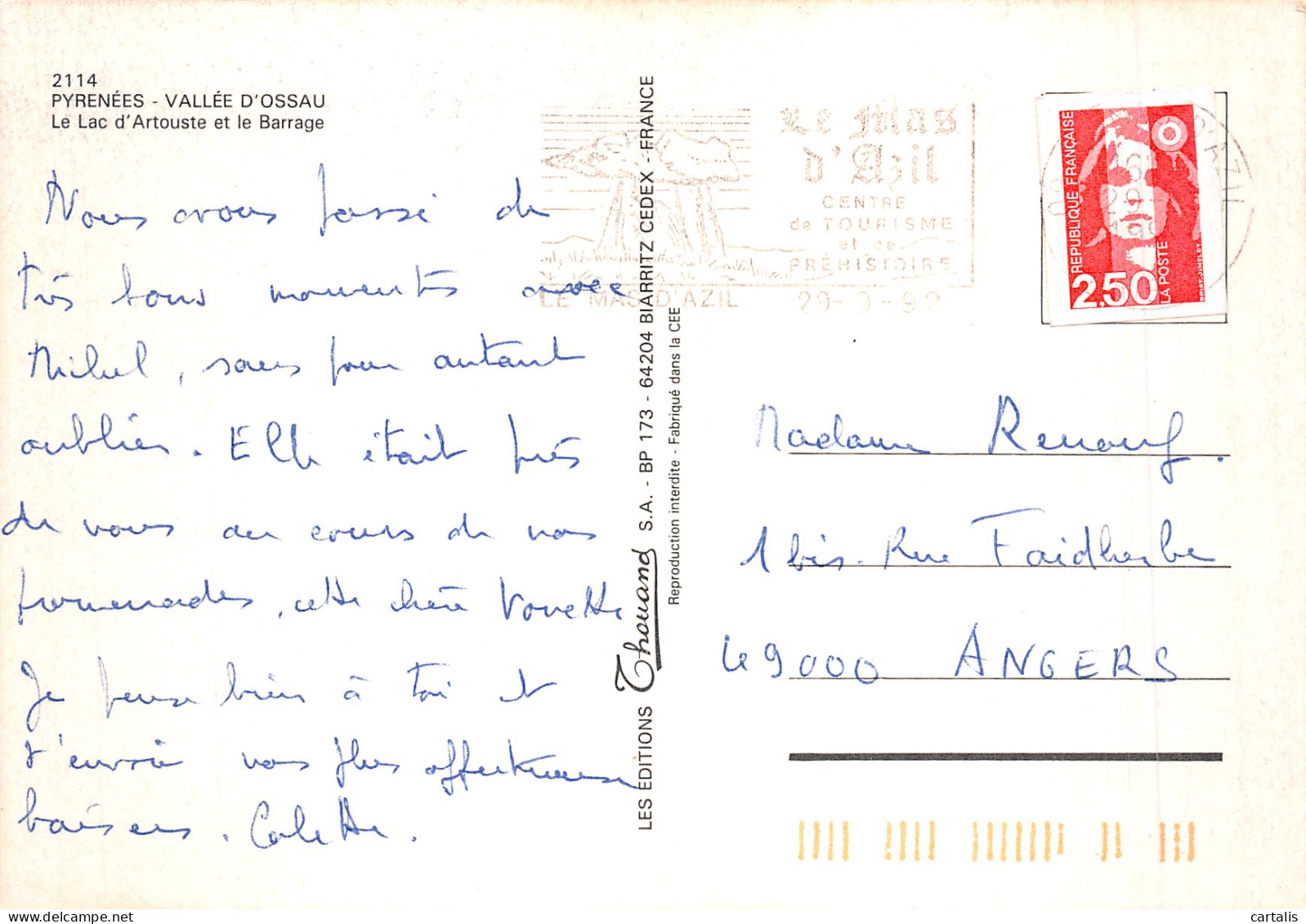 64-VALLEE D OSSAU LAC D ARTOUSTE-N° 4424-D/0047 - Other & Unclassified