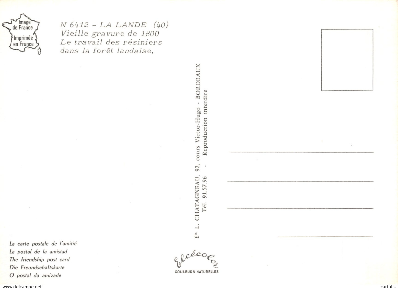 40-LA LANDE FORET-N° 4424-D/0053 - Sonstige & Ohne Zuordnung