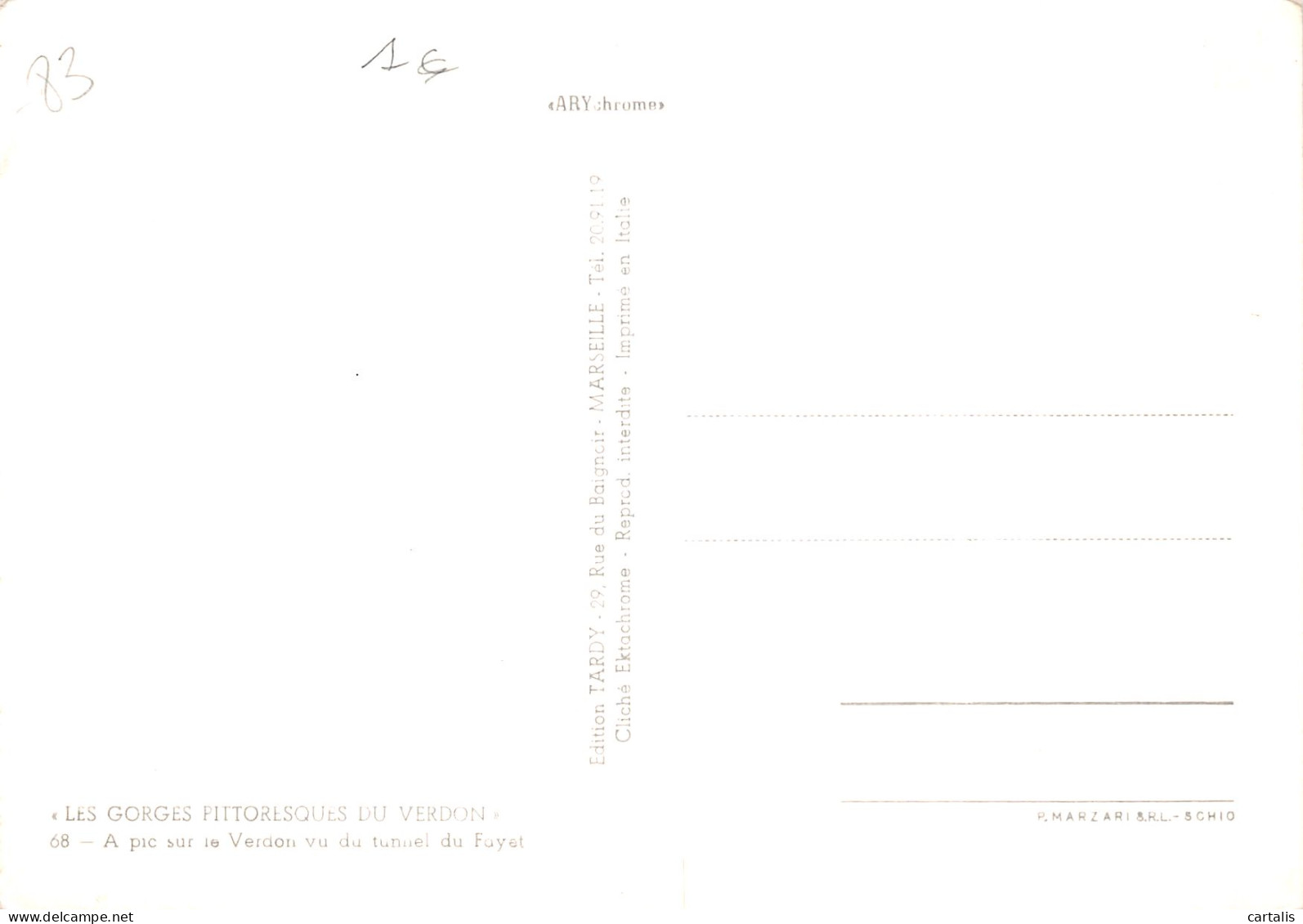 04-GORGES DU VERDON-N° 4424-C/0197 - Sonstige & Ohne Zuordnung