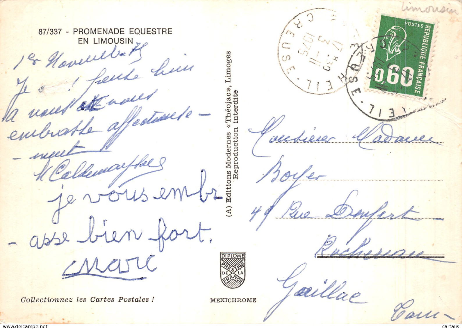 87-LE LIMOUSIN-N° 4424-C/0181 - Other & Unclassified