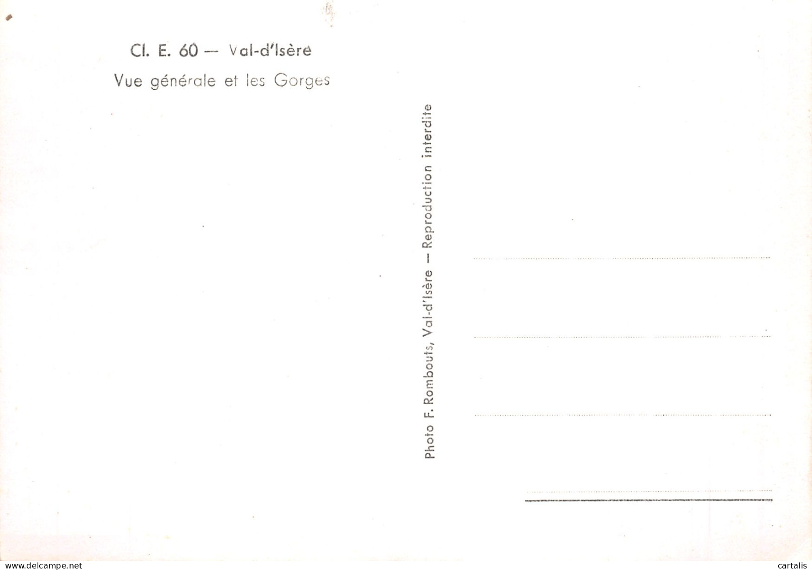 73-VAL D ISERE ET LES GORGES-N° 4425-D/0053 - Val D'Isere