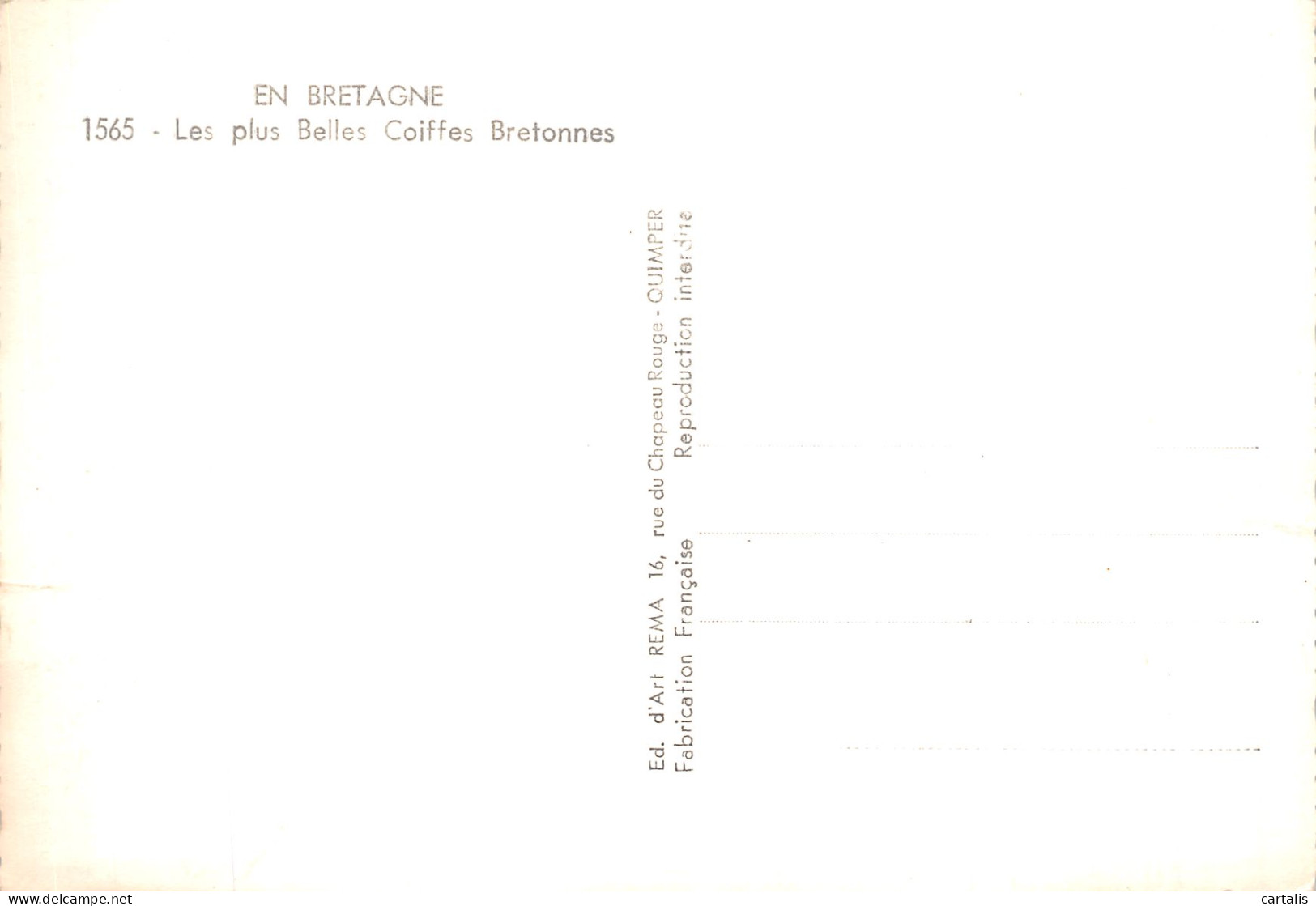 29-BRETAGNE FOLKLORE COIFFES-N° 4425-C/0397 - Other & Unclassified