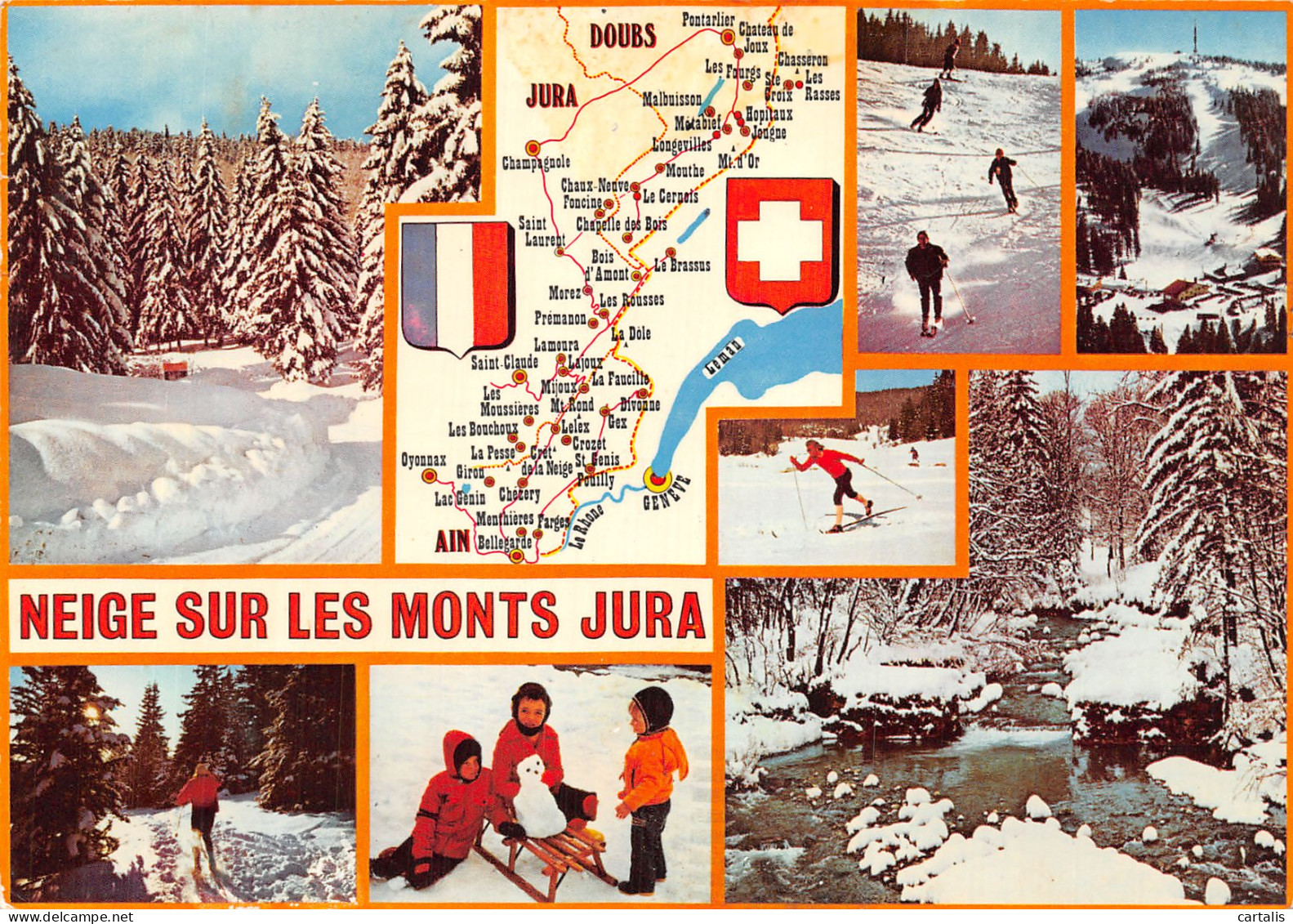39-LES MONTS JURA-N° 4425-C/0221 - Other & Unclassified