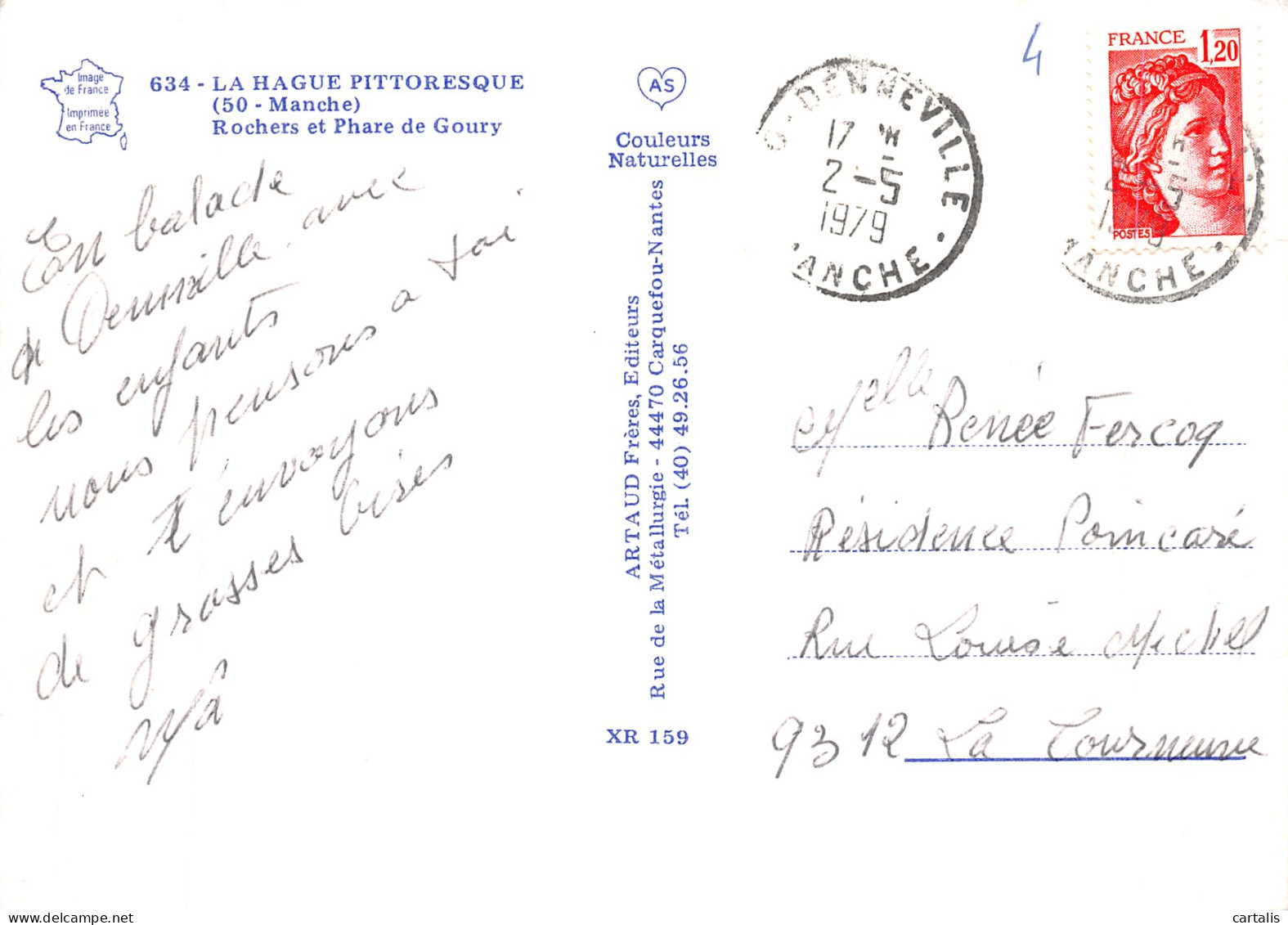 50-GOURY LE PHARE ET LES ROCHERS-N° 4425-B/0319 - Other & Unclassified