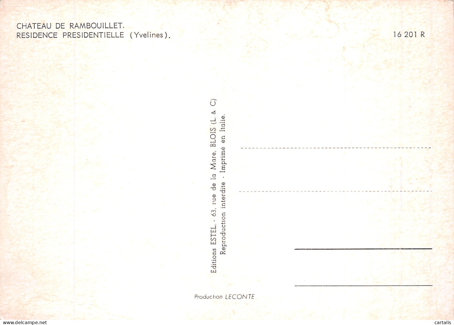 78-RAMBOUILLET LE CHATEAU-N° 4425-B/0245 - Rambouillet