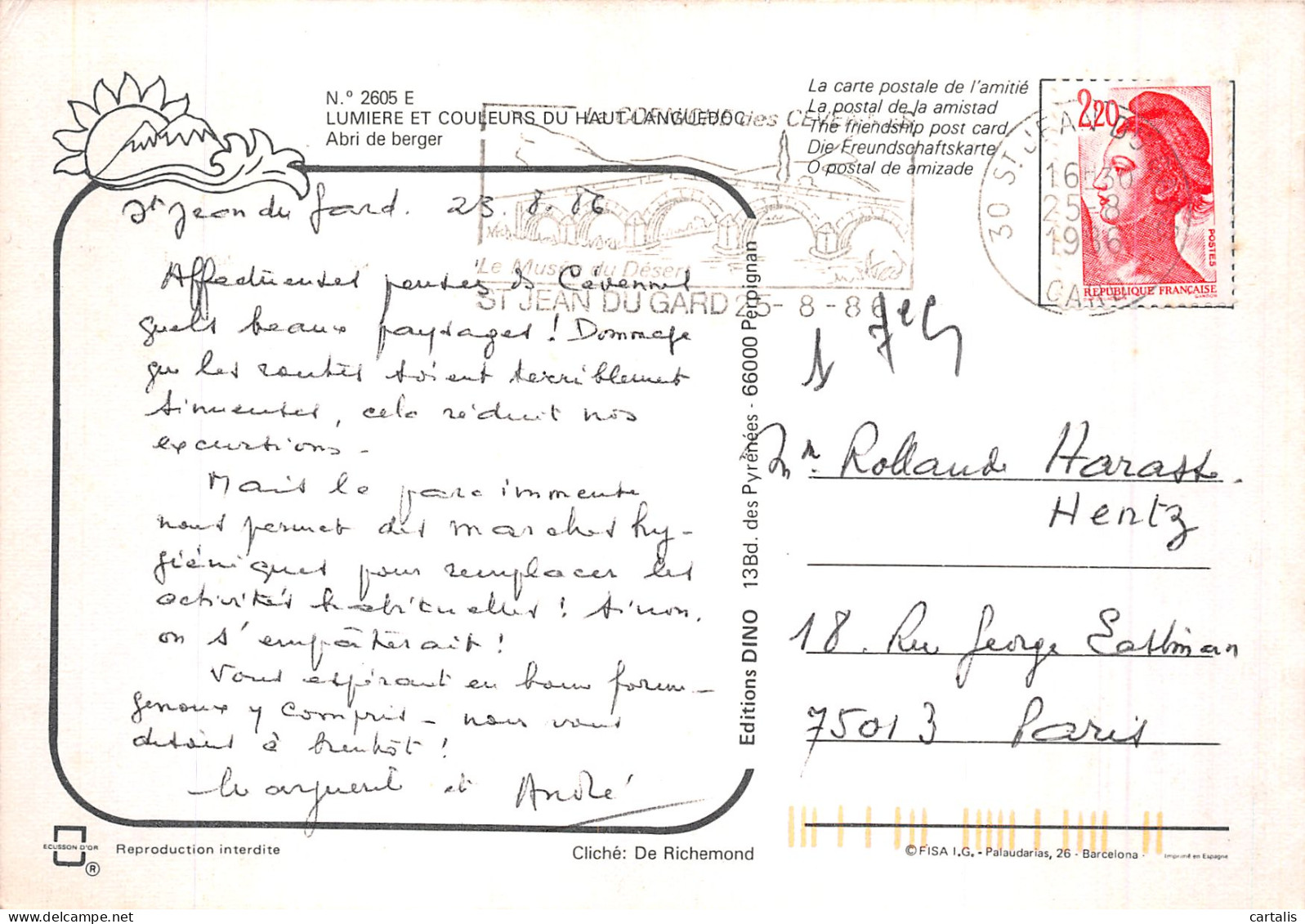 34-HAUT LANGUEDOC-N° 4425-B/0235 - Other & Unclassified