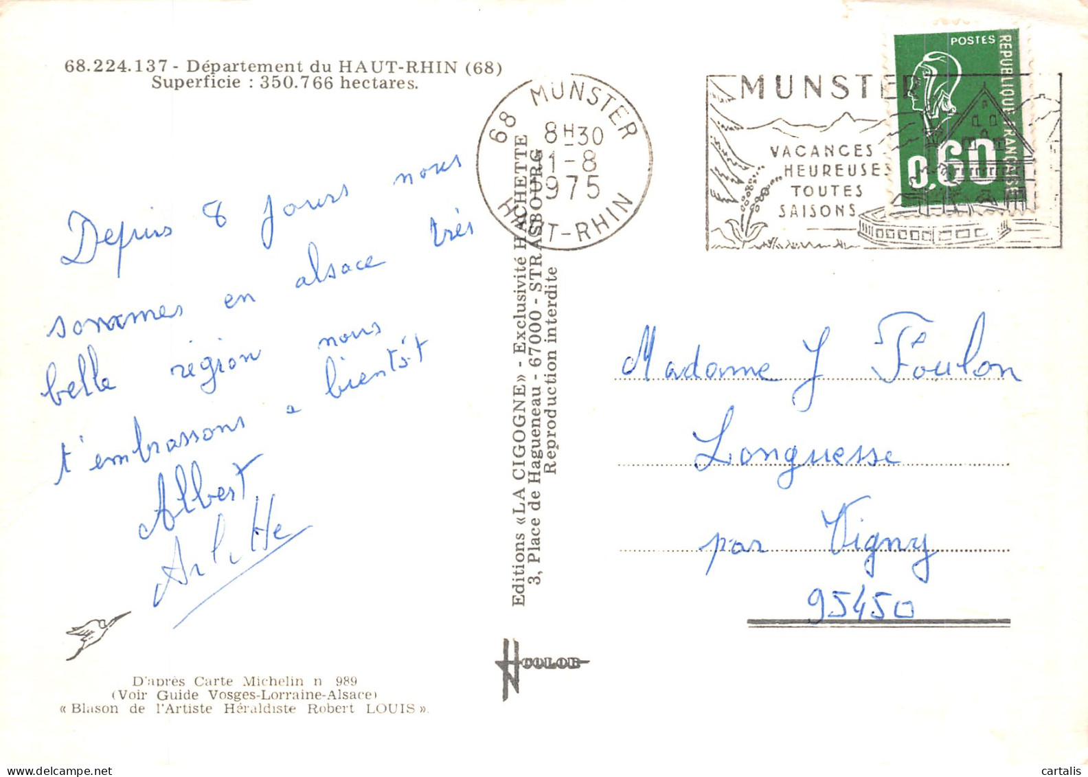 68-LE HAUT RHIN-N° 4425-B/0099 - Other & Unclassified