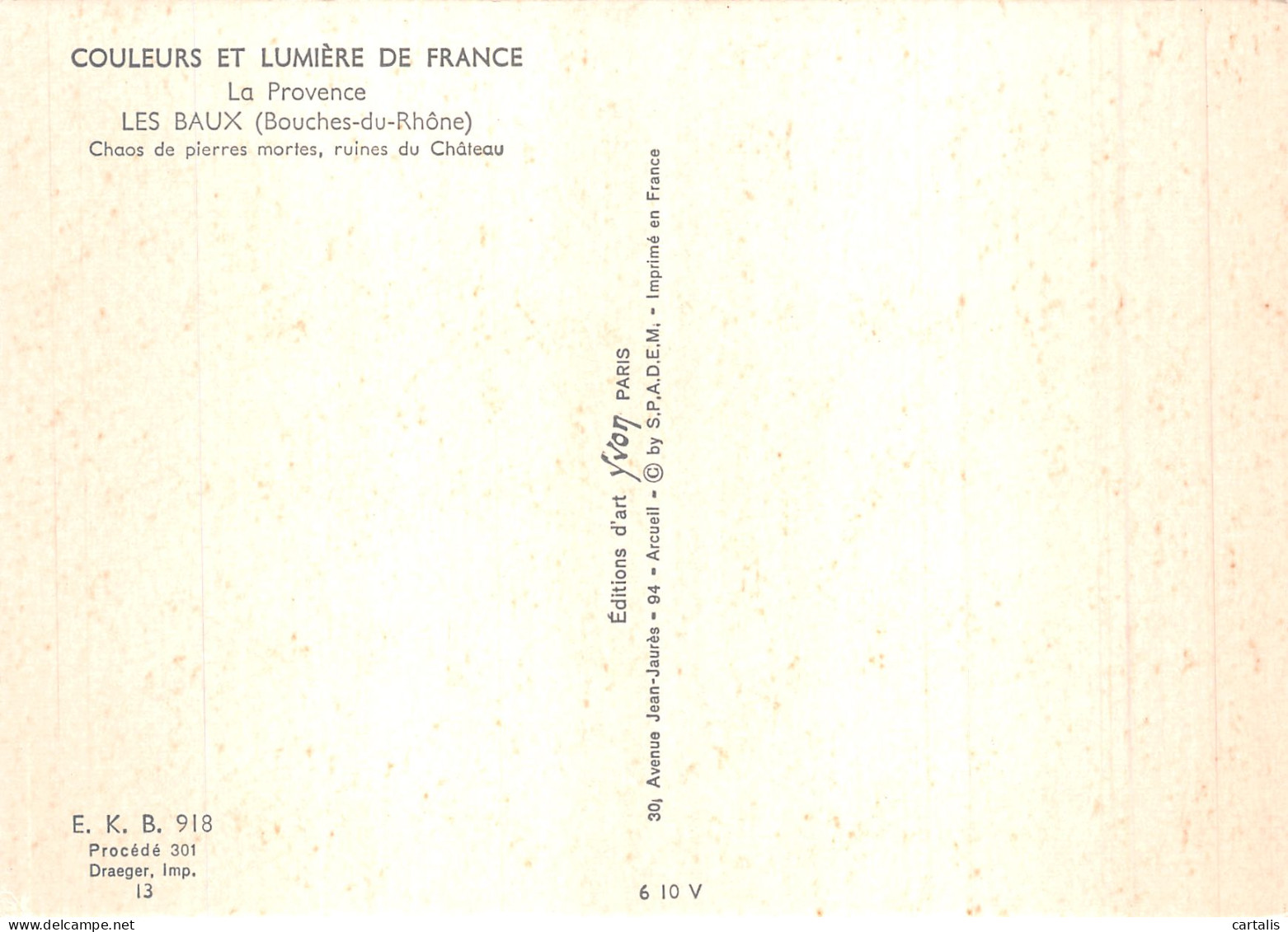 13-LES BAUX-N° 4426-B/0239 - Les-Baux-de-Provence