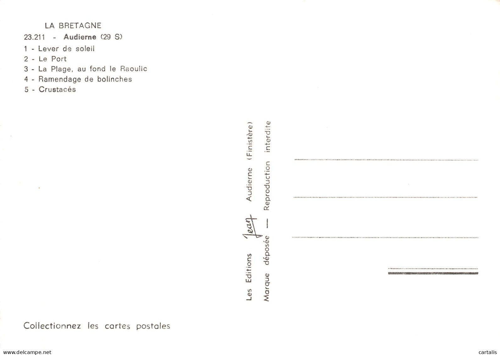 29-AUDIERNE-N° 4426-B/0139 - Audierne