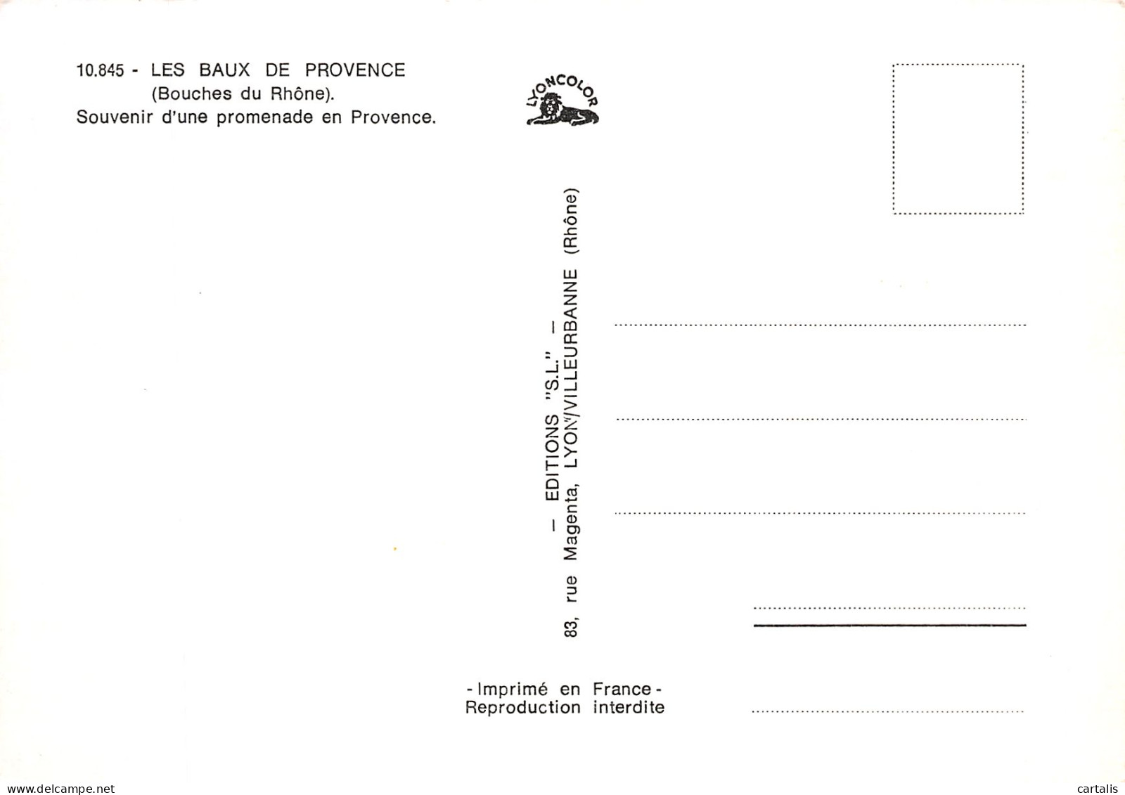 13-LES BAUX DE PROVENCE-N° 4426-B/0095 - Les-Baux-de-Provence