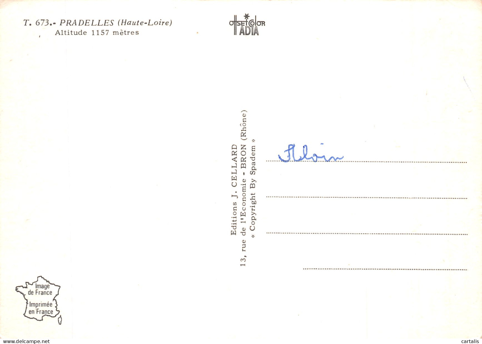 43-PRADELLES-N° 4426-B/0009 - Other & Unclassified