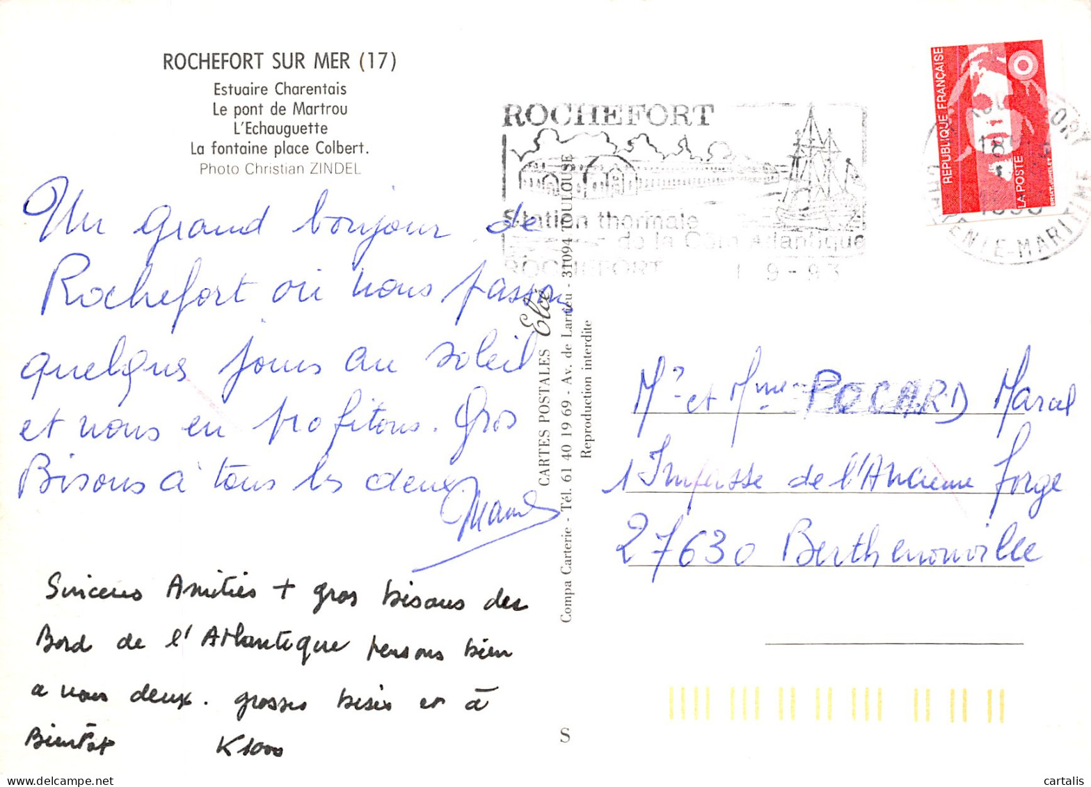 17-ROCHEFORT SUR MER-N° 4426-A/0383 - Andere & Zonder Classificatie