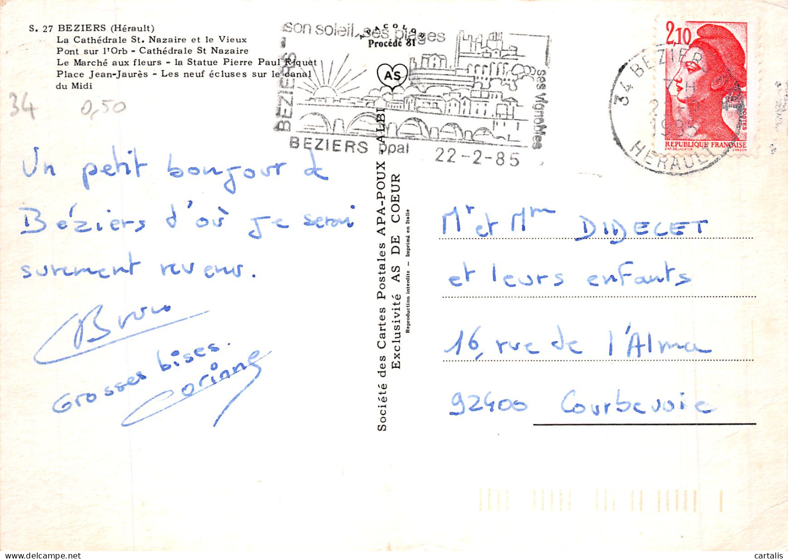 34-BEZIERS-N° 4426-A/0347 - Beziers