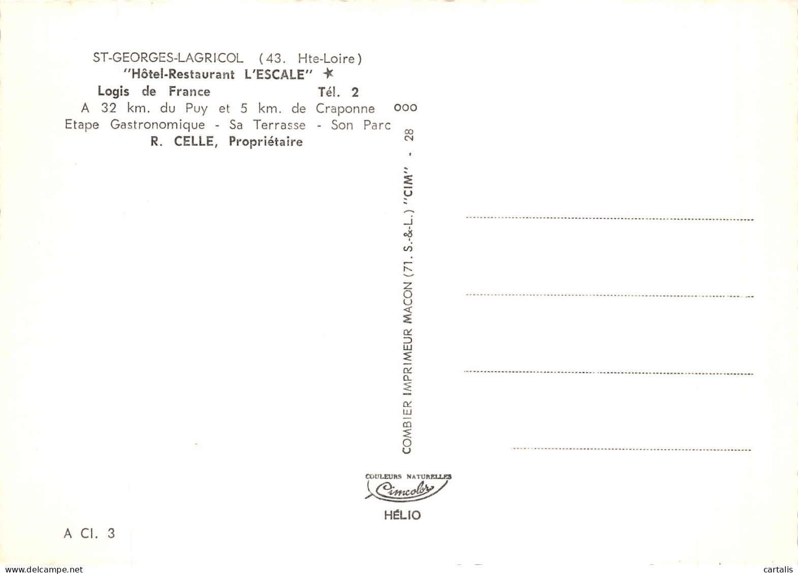 43-SAINT GEORGES LAGRICOL-N° 4426-A/0281 - Sonstige & Ohne Zuordnung