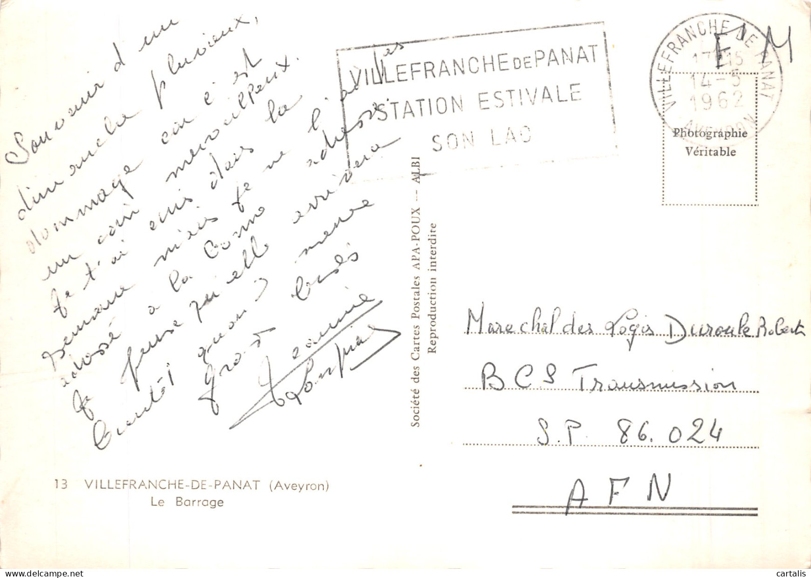 12-VILLEFRANCHE DE PANAT-N° 4426-A/0161 - Sonstige & Ohne Zuordnung