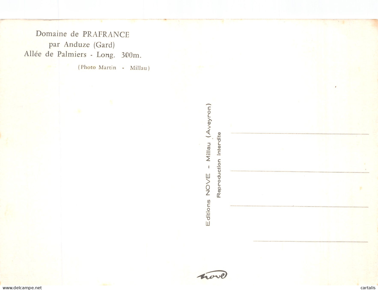 30-DOMAINE DE PRAFRANCE PAR ANDUZE-N° 4426-A/0057 - Autres & Non Classés