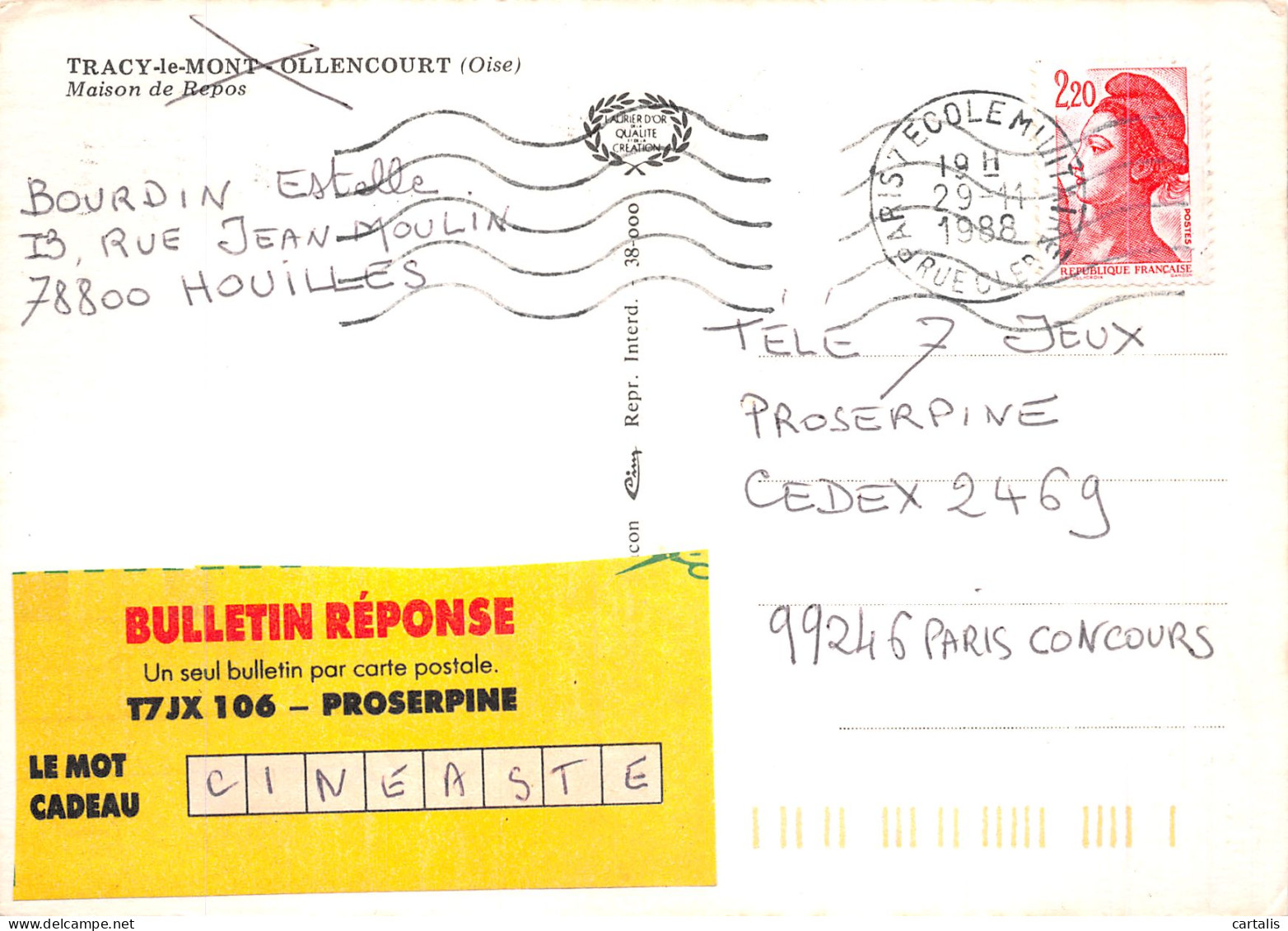 60-TRACY LE MONT OLLENCOURT-N° 4426-A/0053 - Other & Unclassified