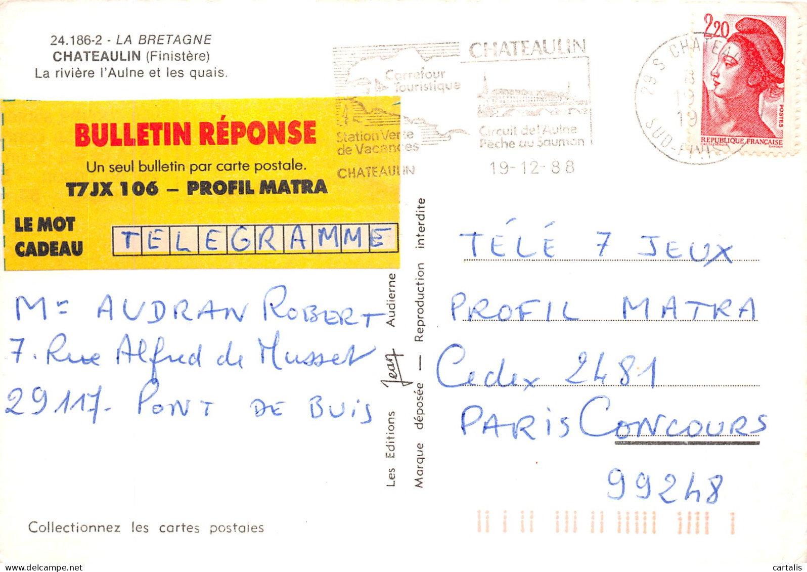 29-CHATEAULIN-N° 4426-A/0019 - Châteaulin