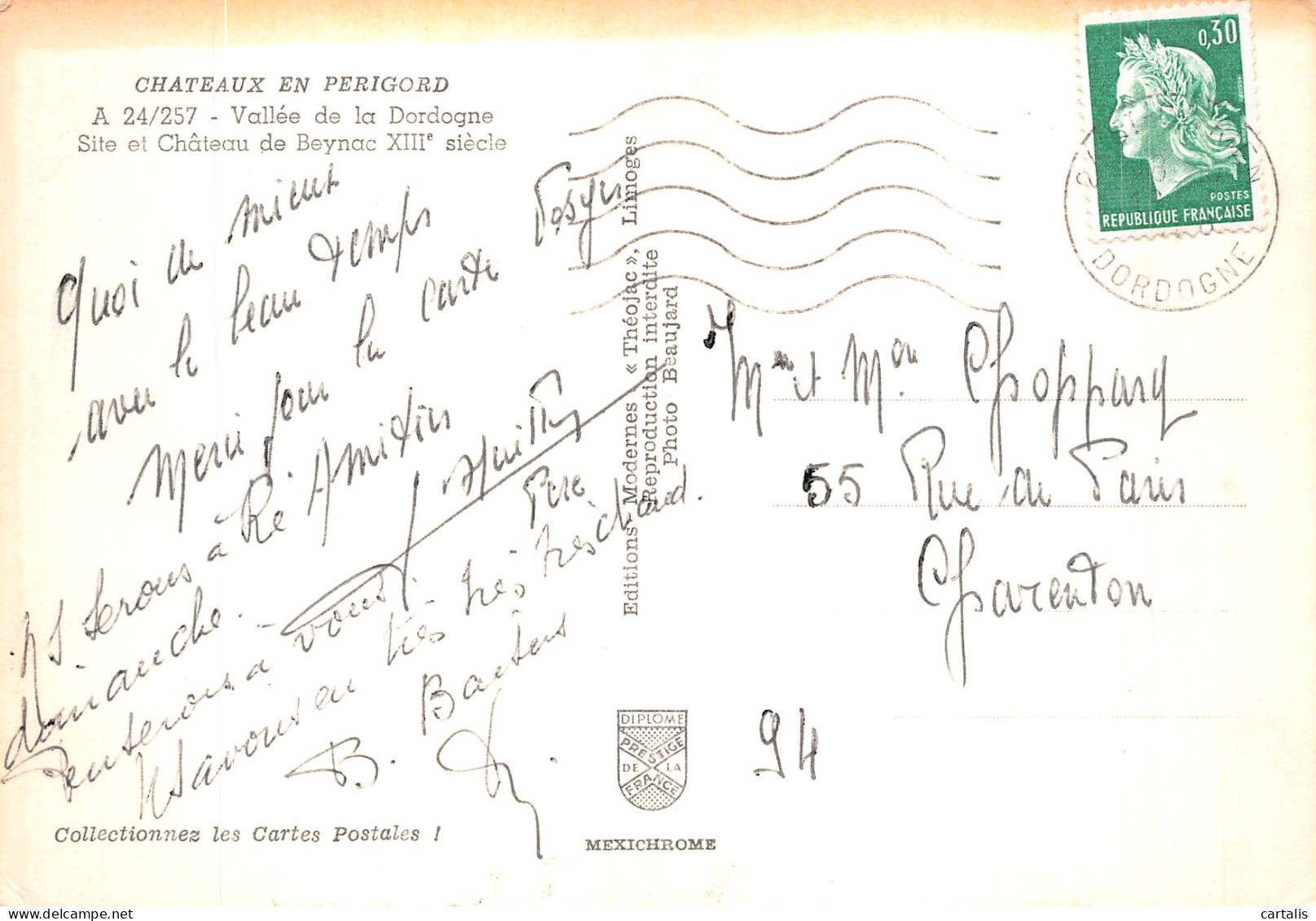 24-BEYNAC LE CHATEAU-N° 4425-D/0323 - Other & Unclassified