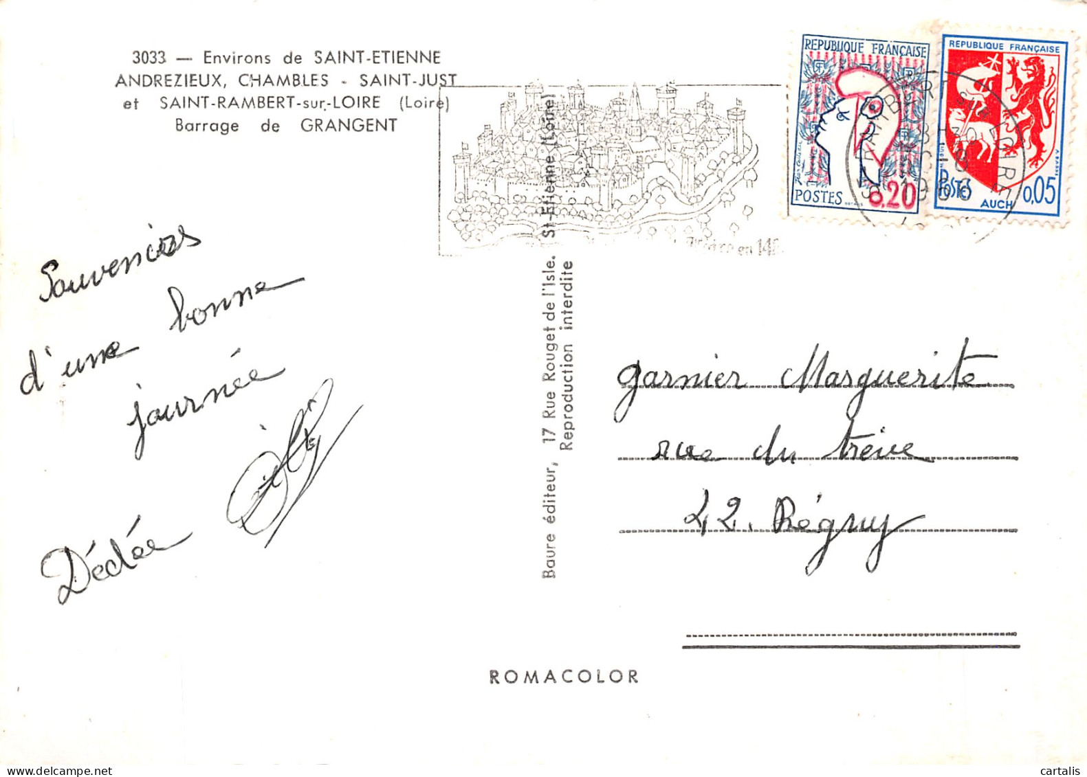 42-BARRAGE DE GRANGENT-N° 4427-A/0187 - Other & Unclassified