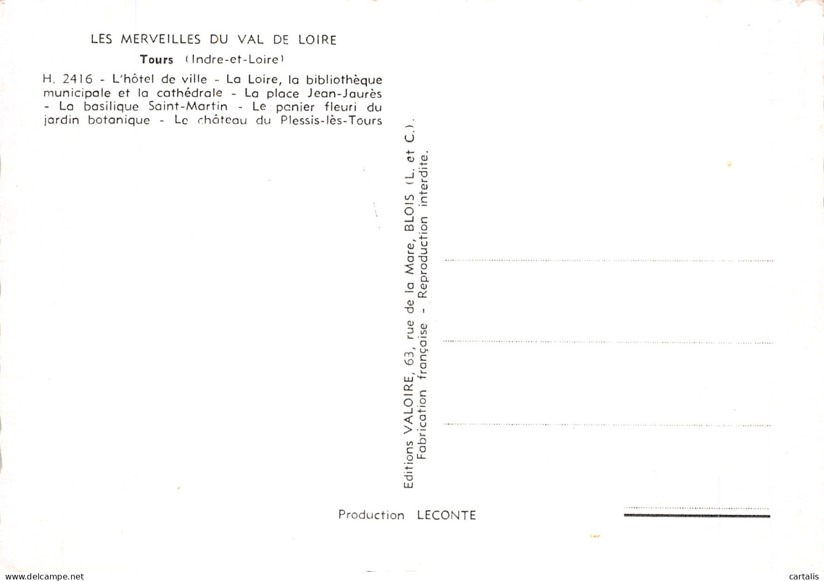 37-TOURS-N° 4427-A/0135 - Tours