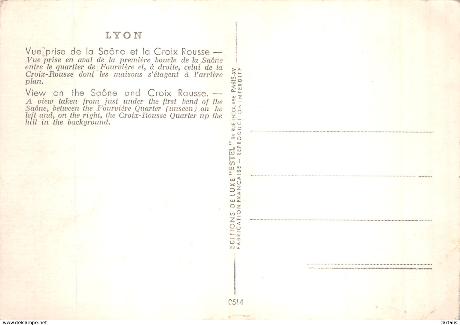 69-LYON-N° 4427-A/0133 - Other & Unclassified