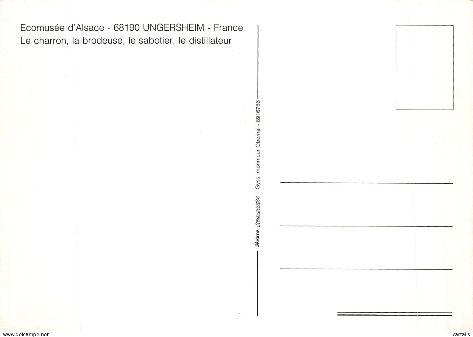 68-UNGERSHEIM-N° 4427-A/0079 - Other & Unclassified