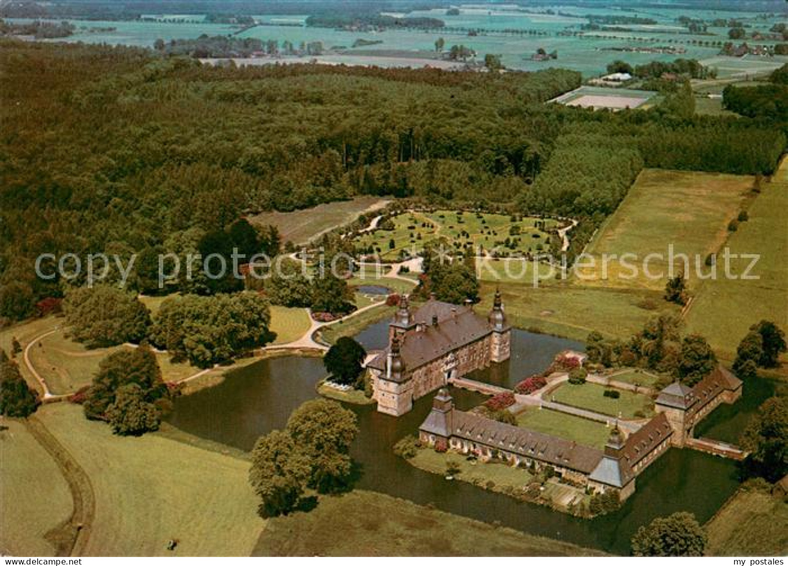 73725848 Dorsten Fliegeraufnahme Schloss Lembeck Dorsten - Dorsten