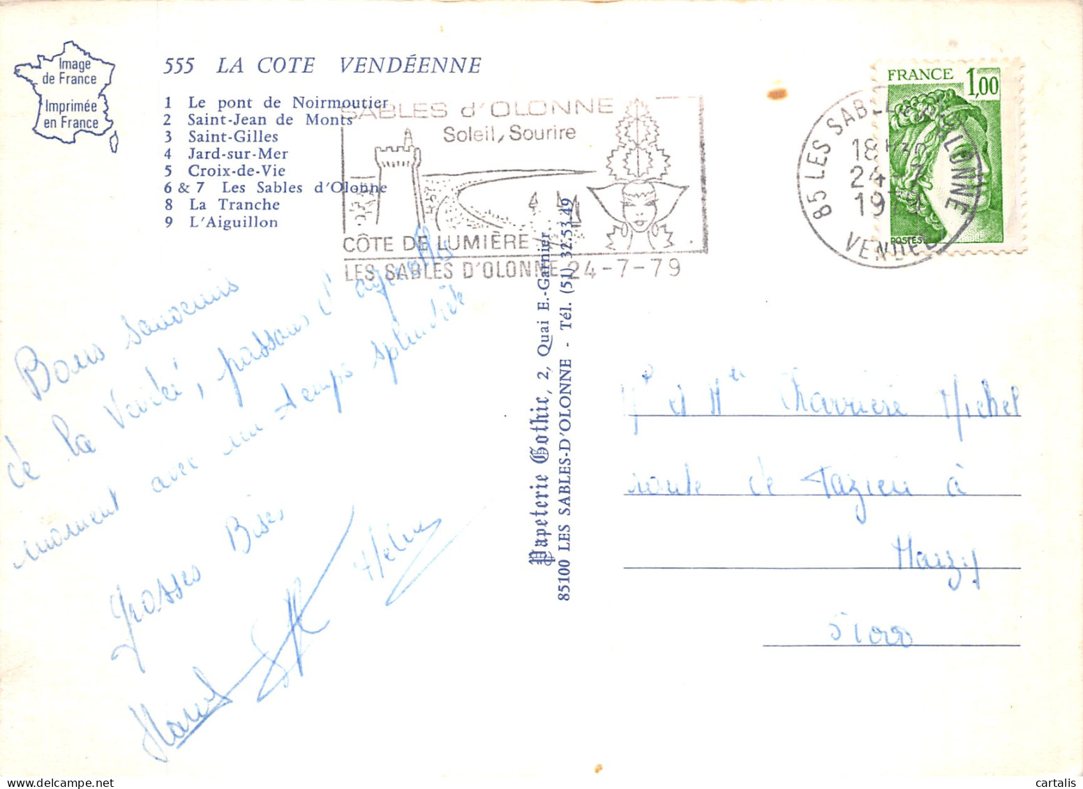 85-LA COTE VENDEENNE-N° 4426-D/0051 - Sonstige & Ohne Zuordnung