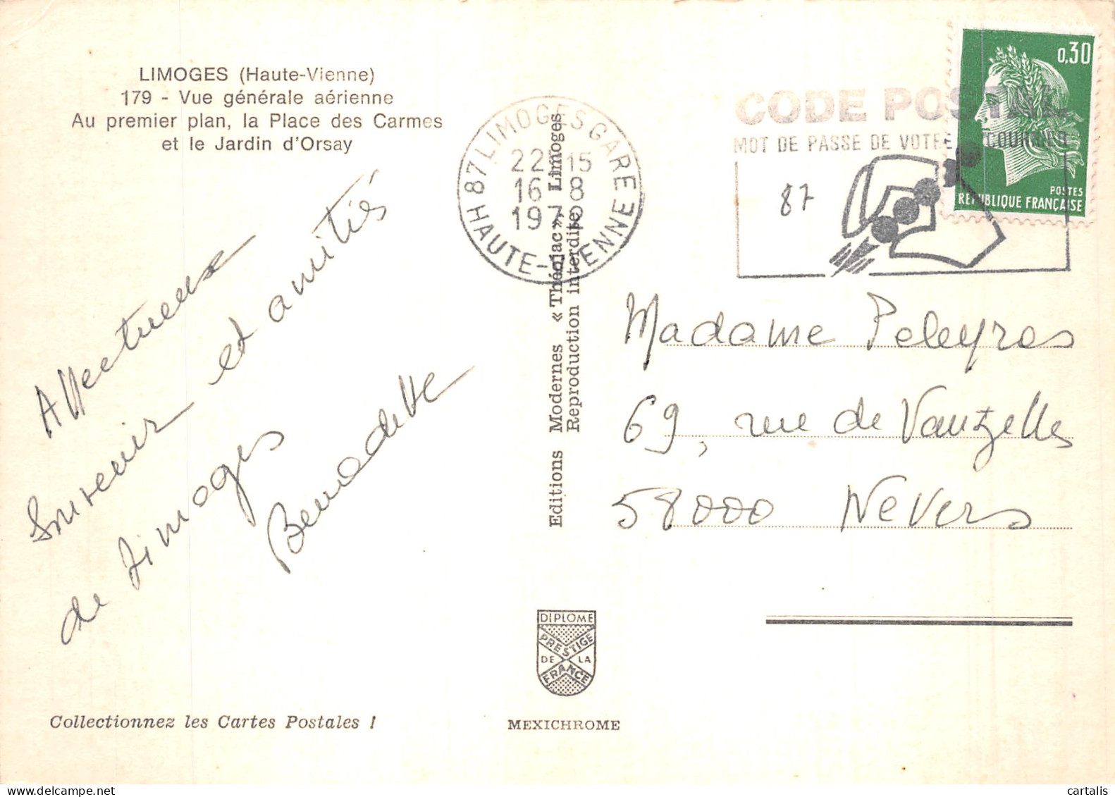 87-LIMOGES-N° 4426-D/0041 - Limoges