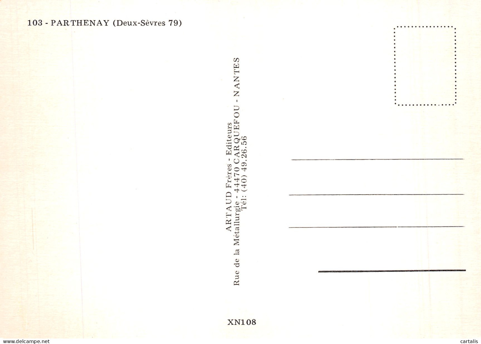 79-PARTHENAY-N° 4426-D/0033 - Parthenay