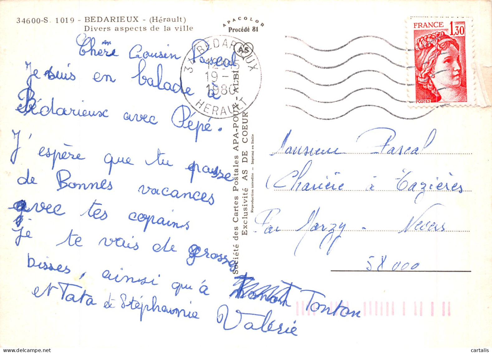 34-BEDARIEUX-N° 4426-D/0011 - Other & Unclassified