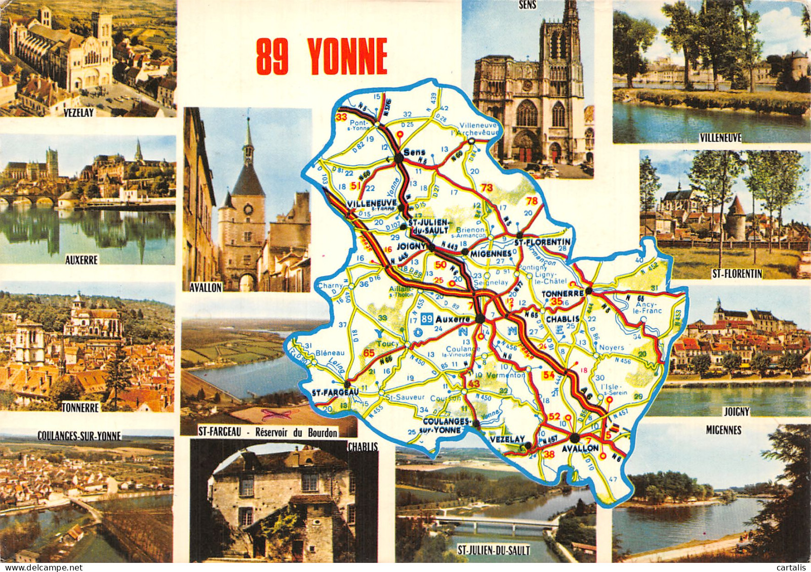 89-YONNE-N° 4426-D/0015 - Autres & Non Classés