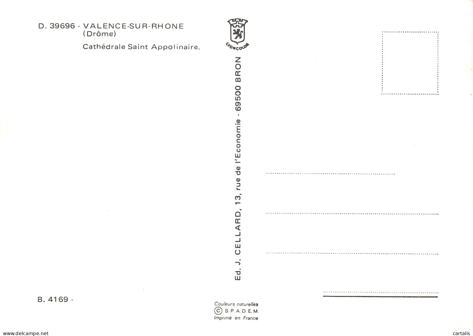 26-VALENCE SUR RHONE-N° 4426-C/0265 - Valence