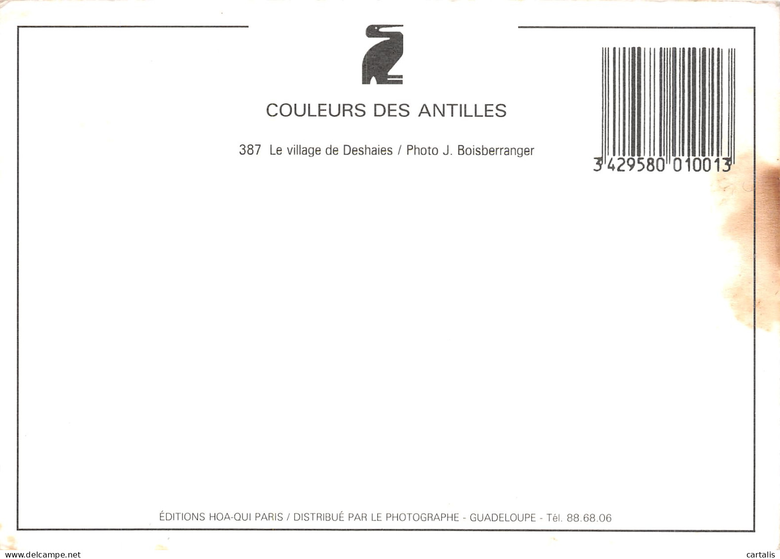 971-GUADELOUPE DESHAIES-N° 4426-C/0169 - Andere & Zonder Classificatie