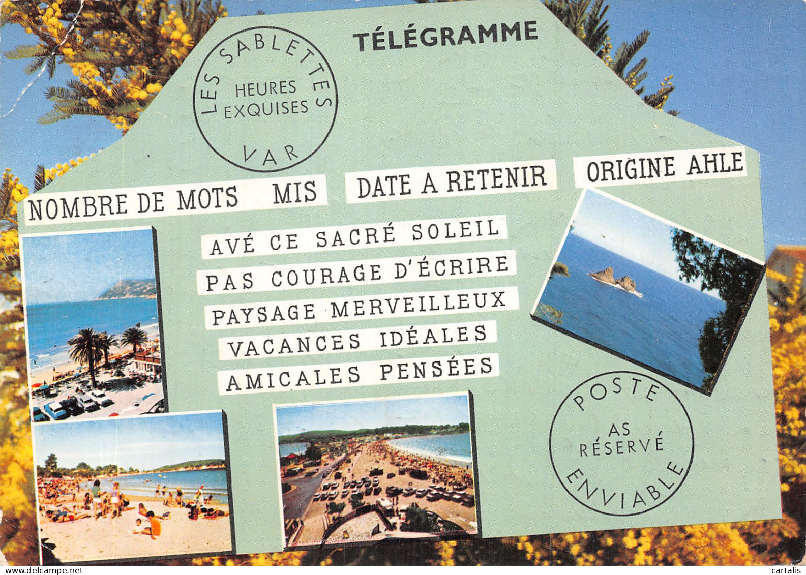 83-LES SABLETTES-N° 4426-C/0175 - Other & Unclassified