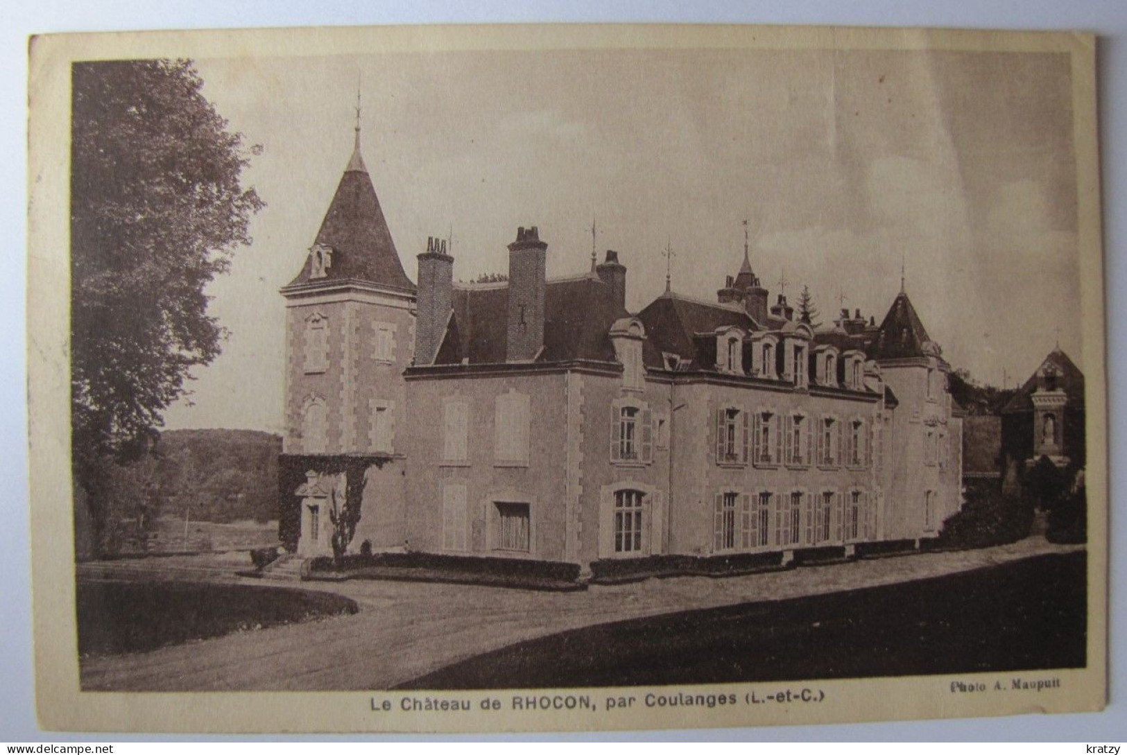 FRANCE - LOIR ET CHER - COULANGES - Le Château De Rochon - 1933 - Andere & Zonder Classificatie