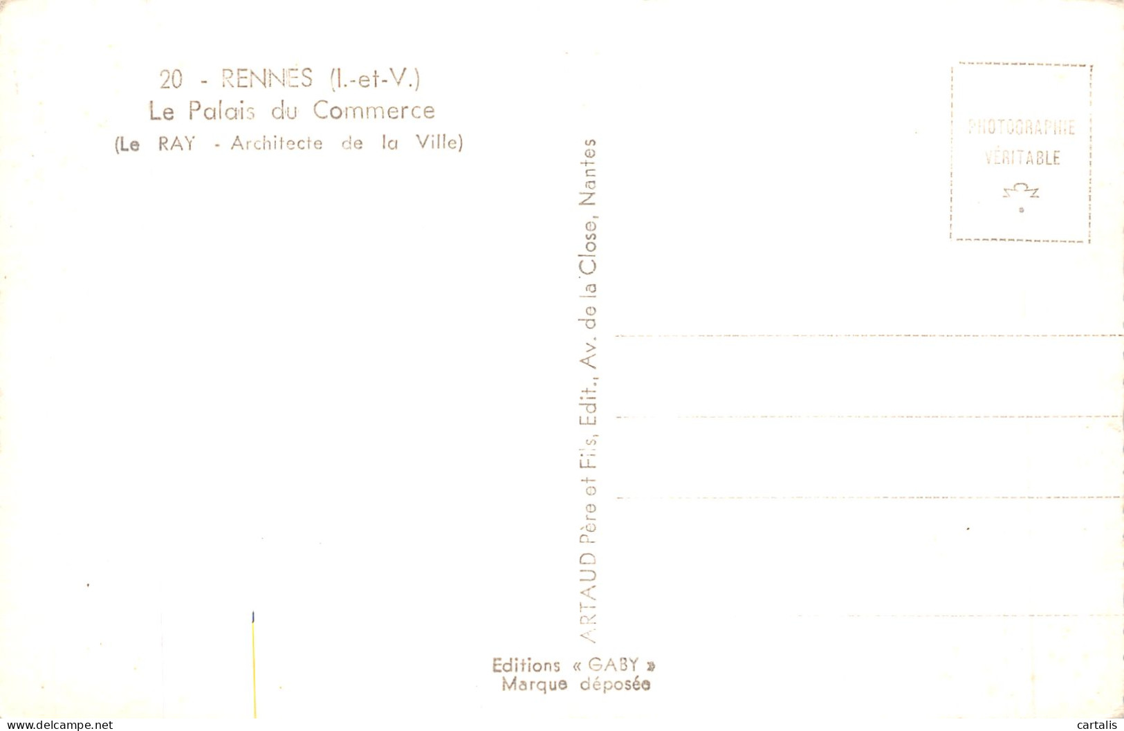 35-RENNES-N° 4428-A/0219 - Rennes